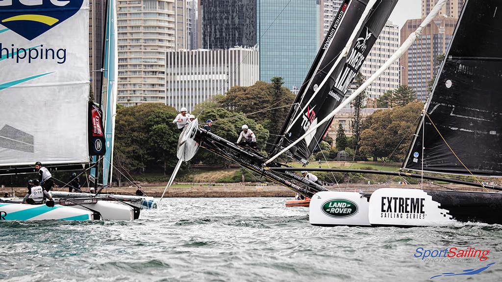 Extreme Sailing Saturday SSP - Extreme Sailing Series - Act 8, Sydney © Beth Morley - Sport Sailing Photography http://www.sportsailingphotography.com